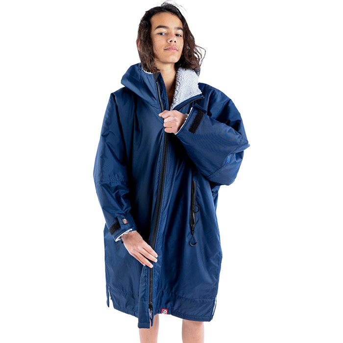 2024 Dryrobe Junior Advance Langarmwechsel Robe V3 V3KSLSDA - Navy / Blue / Grey